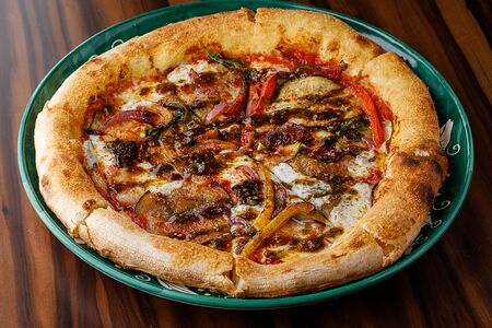 Пицца с овощами