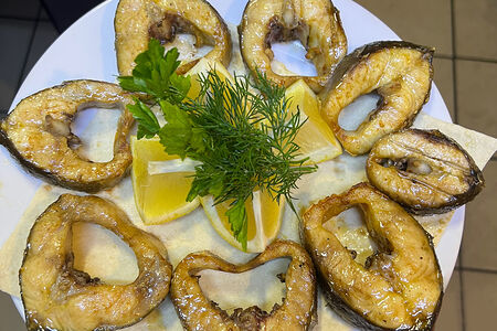 Стейки из стерлядки