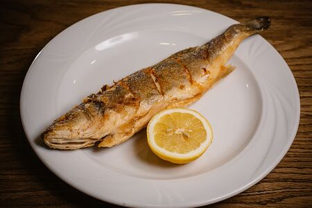 Сибас жареный