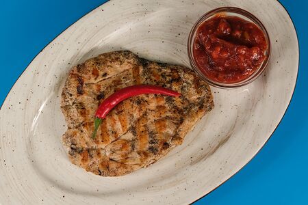 Стейк из куриной грудки