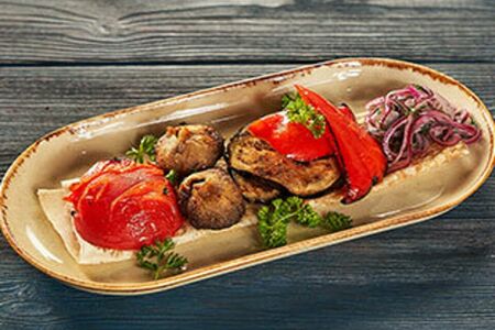 Шампиньоны на мангале