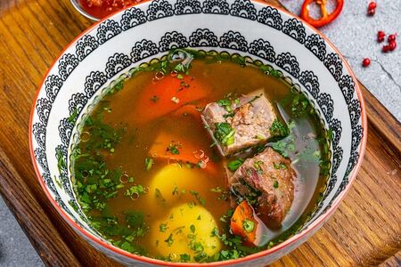 Хашлама из баранины с овощами