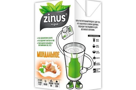 Молоко миндальное Zinus