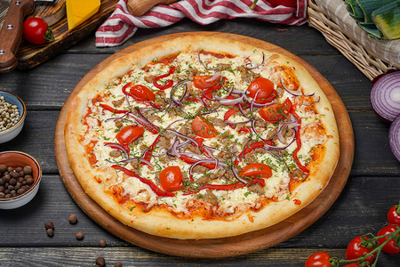 Пицца Деревенская