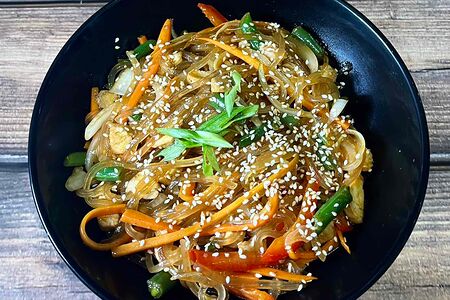 Фунчоза с курицей