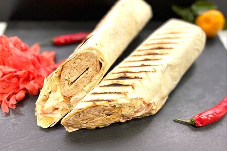 Люля-кебаб в лаваше с курицей