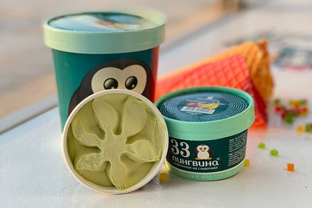 Мороженое Фисташка в стаканчике