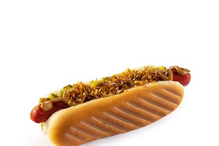 Гриль-дог с сосиской говяжьей