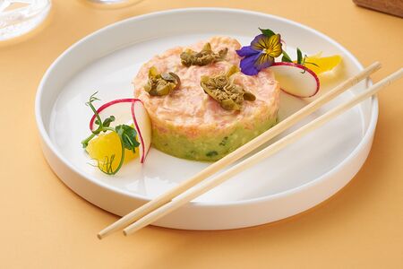 Тартар из лосося