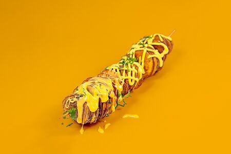 Большая крученая картошка