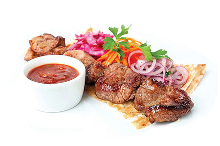 Шашлык из cвинoй шейки