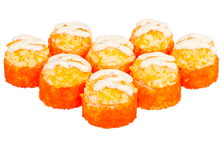 Фиш микс запеченный ролл