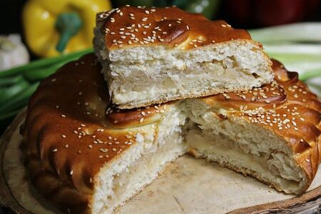 Мини пирог Капустный