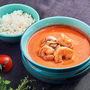 Суп Том ям с креветками