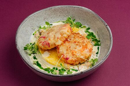 Котлеты из креветок и краба