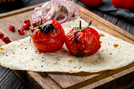 Шашлык из помидоров