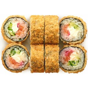 Вулкан с лососем и имбирем