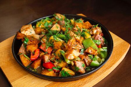 Свинина по-домашнему на двоих