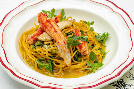 Алио олио с крабом