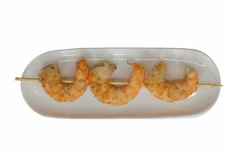 Шашлычок из креветок