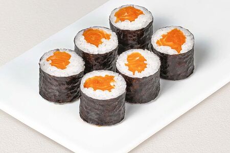 Мини-ролл с лососем