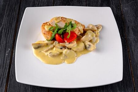 Куриное филе с грибами