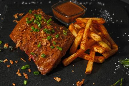 Свиные ребра гриль