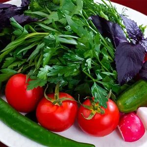 Թարմ կանաչի և կծու պղպեղ