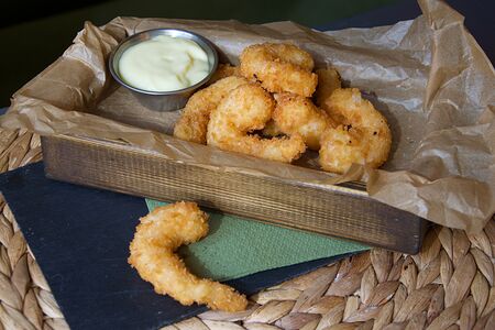 Креветки в темпуре