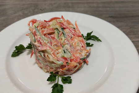 Салат Сёмга с овощами