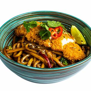 Вок Лапша с курицей в соусе терияки