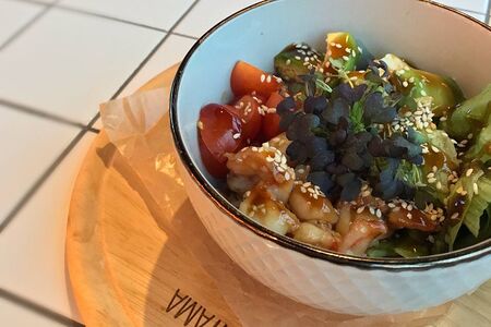 Поке с креветками