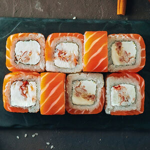 Филадельфия с камчатским крабом