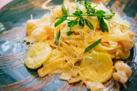 Паста с креветками