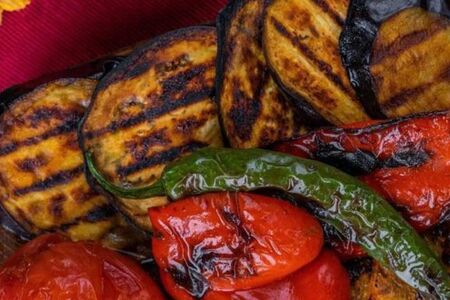 Овощи на мангале