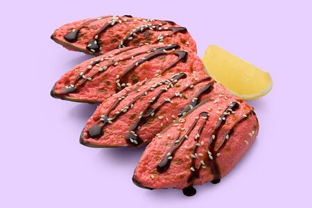 Мидии в фирменном соусе