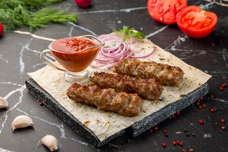 Люля-кебаб из баранины