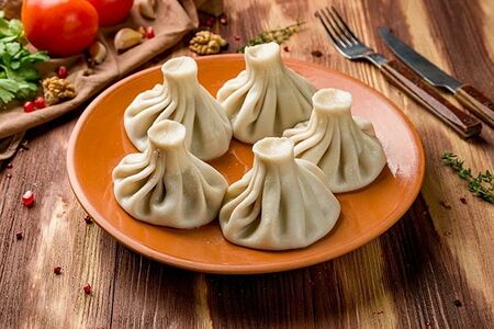 Мясные хинкали ассорти