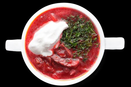 Борщ с говядиной