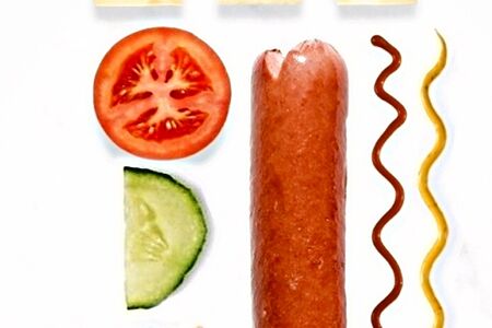 Хот-дог с сыром и грибами