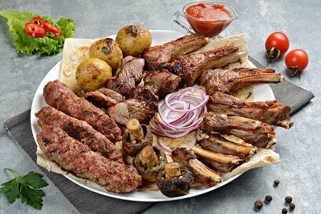 Ассорти из баранины на троих