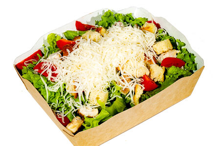 Салат Цезарь с курицей