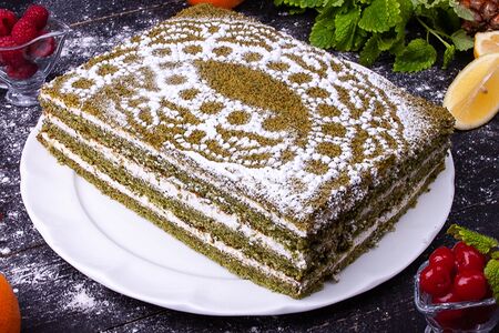 Торт со шпинатом