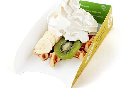 Бельгийская вафля Киви-Банан