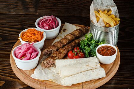 Люля-кебаб из свинины