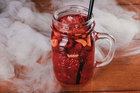 Лимонад имбирно-малиновый