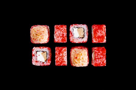 Запеченный с креветками