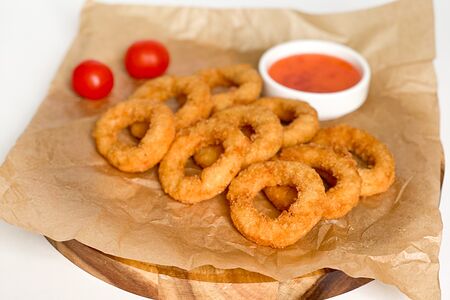 Луковые кольца в темпуре