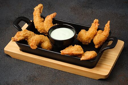 Креветки в соусе васаби