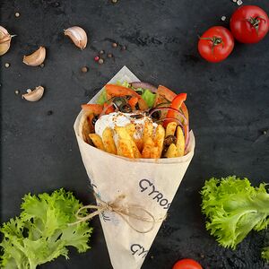 Пита гирос Вегетарианский